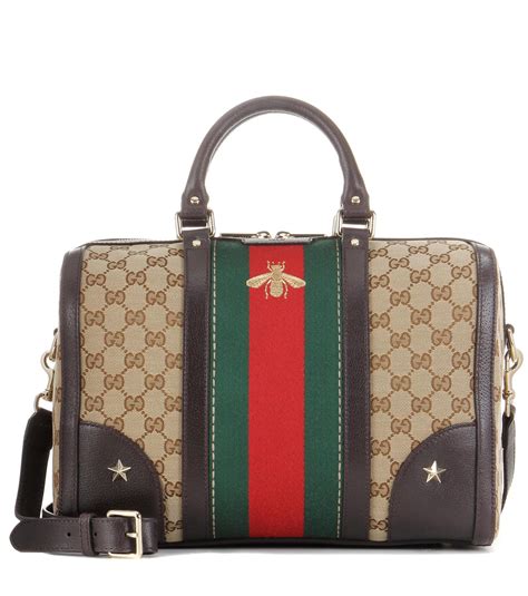 gucci canvas shoulder bag|Gucci canvas shoulder bag vintage.